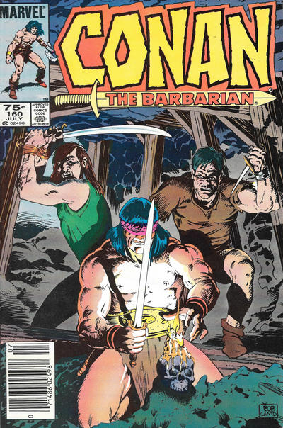 Cover for Conan the Barbarian (Marvel, 1970 series) #160 [Canadian]