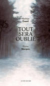 Cover for Tout sera oublié (Actes Sud, 2013 series) 