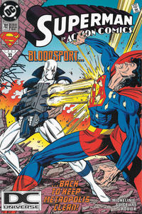 Cover Thumbnail for Action Comics (DC, 1938 series) #702 [DC Universe Corner Box]