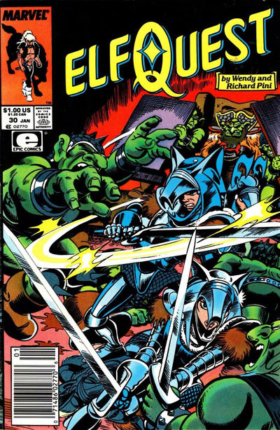 Cover for ElfQuest (Marvel, 1985 series) #30 [Newsstand]