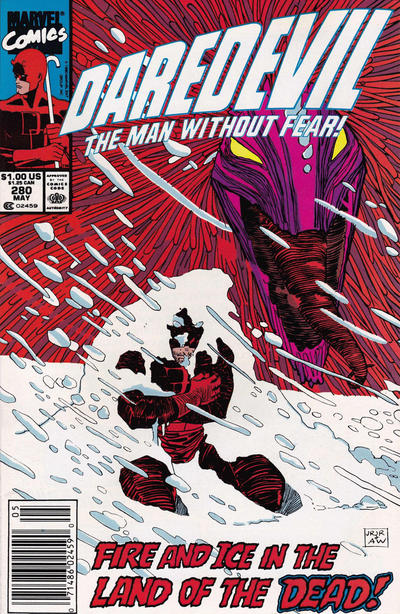 Cover for Daredevil (Marvel, 1964 series) #280 [Mark Jewelers]