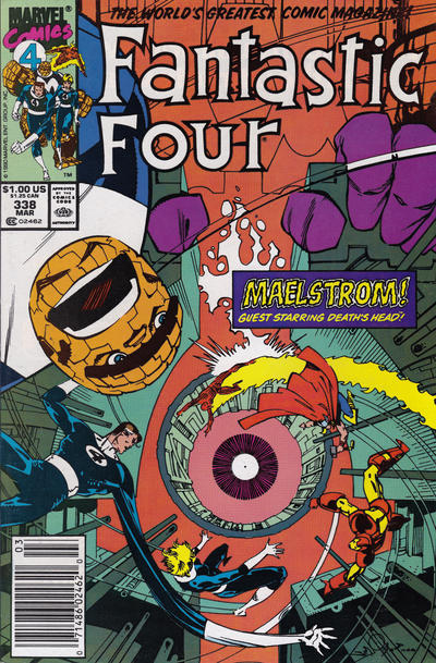 Cover for Fantastic Four (Marvel, 1961 series) #338 [Mark Jewelers]
