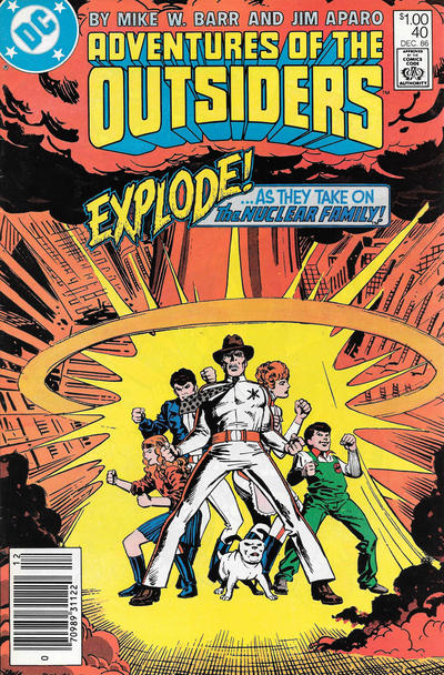 Cover for Adventures of the Outsiders (DC, 1986 series) #40 [Canadian]
