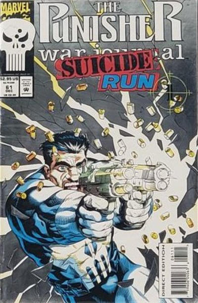 Cover for The Punisher War Journal (Marvel, 1988 series) #61 [Direct Edition]