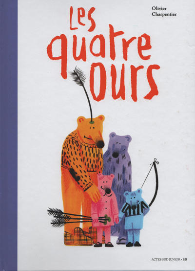 Cover for Les quatre ours (Actes Sud, 2018 series) 