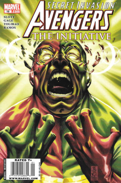 Cover for Avengers: The Initiative (Marvel, 2007 series) #19 [Newsstand]