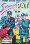 Cover for Sergeant Pat of the Radio-Patrol (Atlas, 1950 series) #45