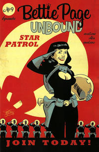 Cover for Bettie Page: Unbound (Dynamite Entertainment, 2019 series) #9 [Cover B Scott Chantler]