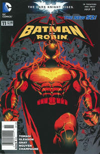 Cover for Batman and Robin (DC, 2011 series) #11 [Newsstand]