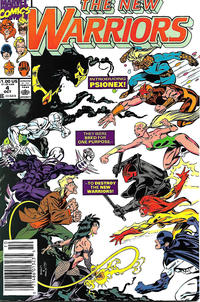Cover Thumbnail for The New Warriors (Marvel, 1990 series) #4 [Newsstand]