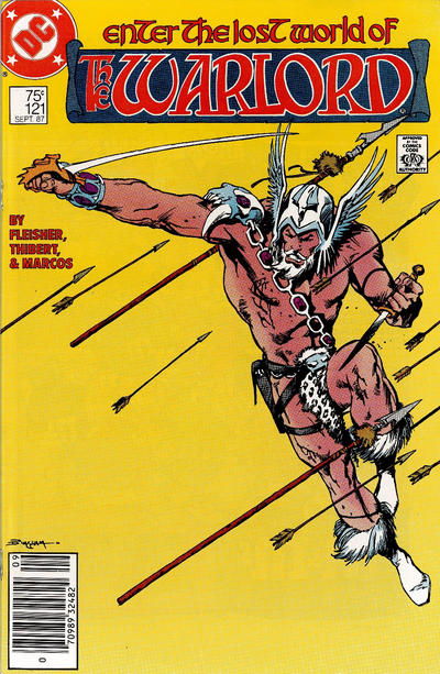 Cover for Warlord (DC, 1976 series) #121 [Newsstand]