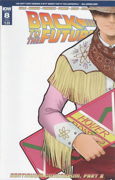 Cover for Back to the Future (IDW, 2015 series) #8 [Subscription Cover - Andrew Griffith]