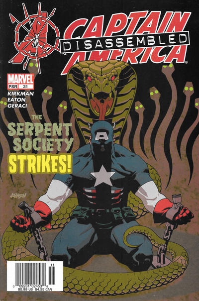 Cover for Captain America (Marvel, 2002 series) #31 [Newsstand]