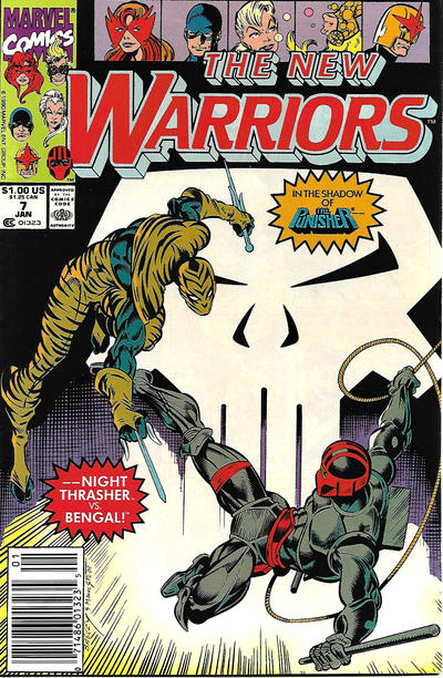 Cover for The New Warriors (Marvel, 1990 series) #7