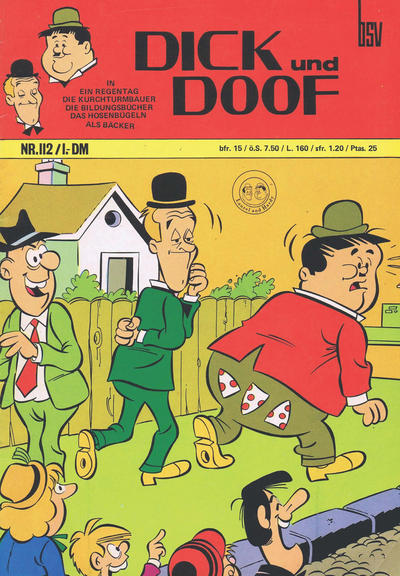 Cover for Dick und Doof (BSV - Williams, 1965 series) #112