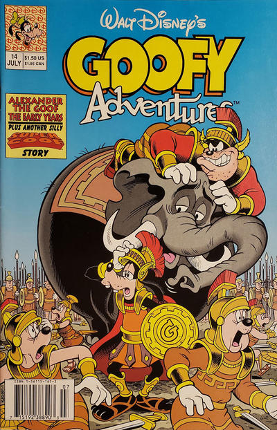Cover for Goofy Adventures (Disney, 1990 series) #14 [Newsstand]