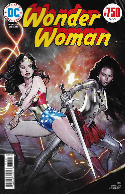 Cover for Wonder Woman (DC, 2016 series) #750 [1970s Variant Cover by Olivier Coipel]