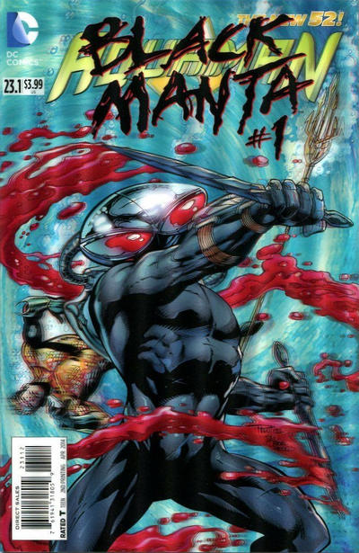 Cover for Aquaman (DC, 2011 series) #23.1 [3-D Motion Cover - Second Printing]