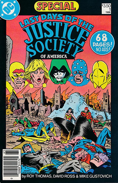 Cover for Last Days of the Justice Society Special (DC, 1986 series) #1 [Canadian]