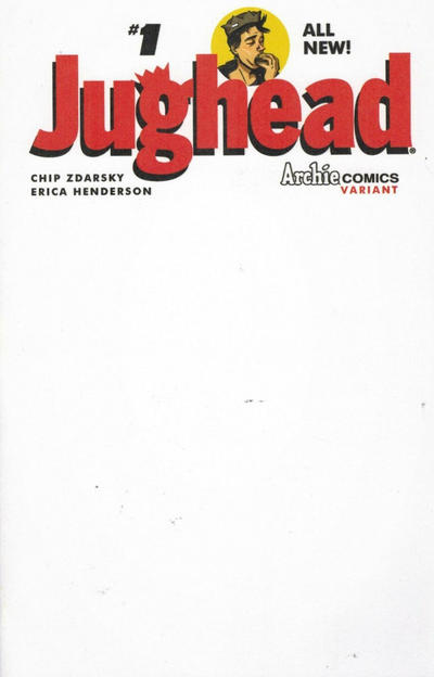 Cover for Jughead (Archie, 2015 series) #1 [Blank Sketch Variant Cover]