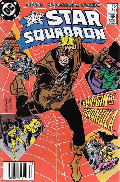 Cover for All-Star Squadron (DC, 1981 series) #66 [Newsstand]