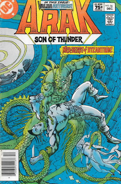 Cover for Arak / Son of Thunder (DC, 1981 series) #16 [Canadian]