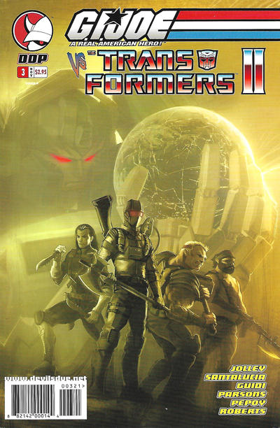 Cover for G.I. Joe vs. The Transformers Comic Book, Vol. II (Devil's Due Publishing, 2004 series) #3 [Cover B - Francois Baranger]