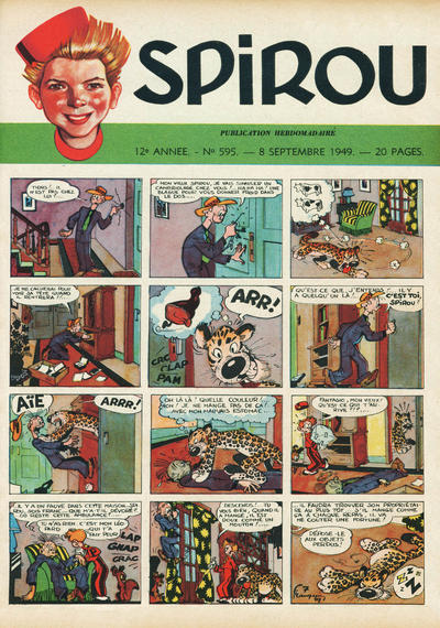Cover for Spirou (Dupuis, 1947 series) #595