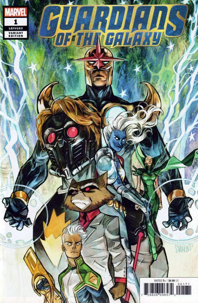 Cover for Guardians of the Galaxy (Marvel, 2020 series) #1 (163) [Ivan Shavrin]