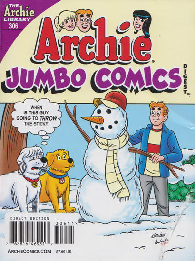 Cover for Archie (Jumbo Comics) Double Digest (Archie, 2011 series) #306