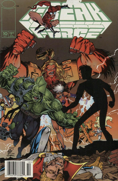 Cover for Freak Force (Image, 1993 series) #10 [Newsstand]