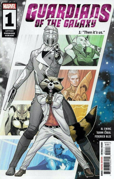 Cover for Guardians of the Galaxy (Marvel, 2020 series) #1 (163) [Juann Cabal Premiere]