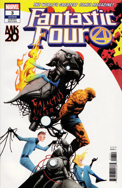 Cover for Fantastic Four (Marvel, 2018 series) #3 [Jae Lee 'Marvel Knights MK20']