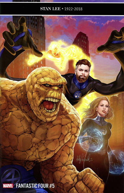 Cover for Fantastic Four (Marvel, 2018 series) #5 (650) [Ashley Witter]