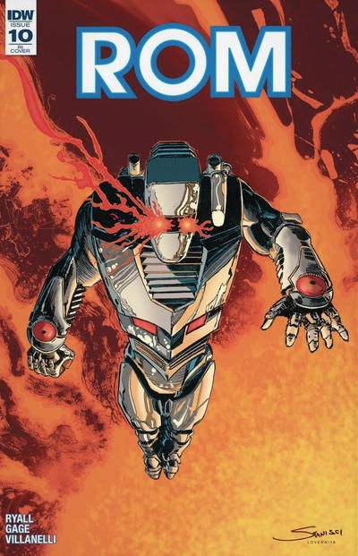 Cover for Rom (IDW, 2016 series) #10 [Retailer Incentive Cover]