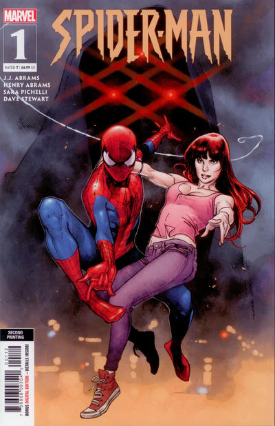 Cover for Spider-Man (Marvel, 2019 series) #1 [Second Printing - Olivier Coipel Cover]