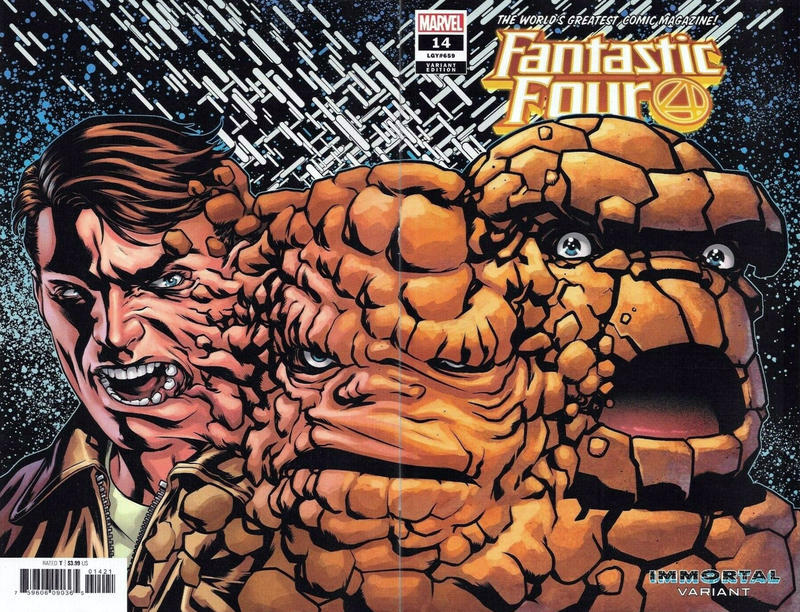 Cover for Fantastic Four (Marvel, 2018 series) #14 (659) [Mike McKone 'Immortal' Wraparound (Thing)]