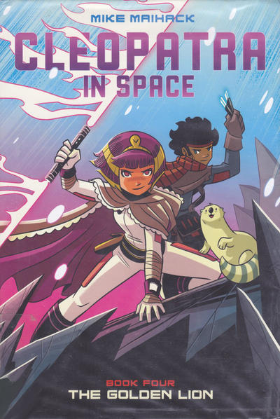 Cover for Cleopatra in Space (Scholastic, 2014 series) #4 - The Golden Lion