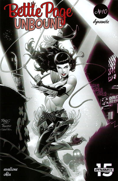 Cover for Bettie Page: Unbound (Dynamite Entertainment, 2019 series) #10 [Cover A John Royle]