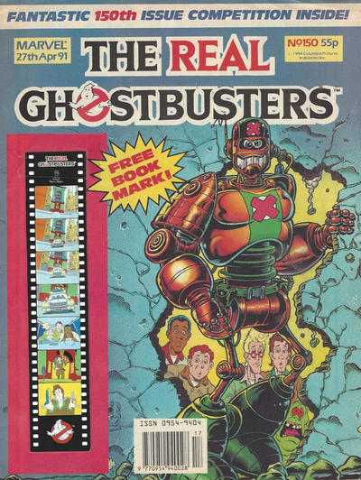 Cover for The Real Ghostbusters (Marvel UK, 1988 series) #150