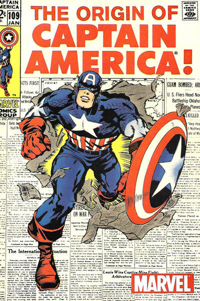 Cover for Captain America #109 [Marvel Legends Reprint] (Marvel, 2002 series) 
