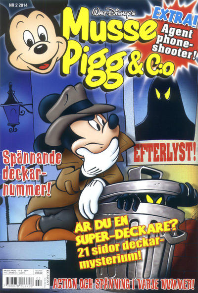 Cover for Musse Pigg & C:o (Egmont, 1997 series) #2/2014
