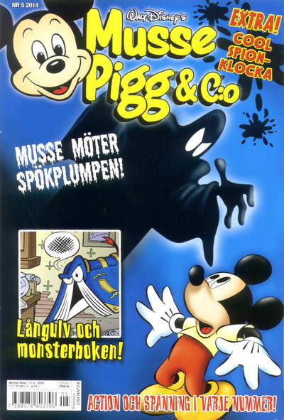 Cover for Musse Pigg & C:o (Egmont, 1997 series) #5/2014