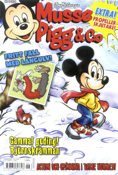 Cover for Musse Pigg & C:o (Egmont, 1997 series) #6/2014