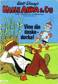 Cover Thumbnail for Kalle Anka & C:o (Hemmets Journal, 1957 series) #37/1974