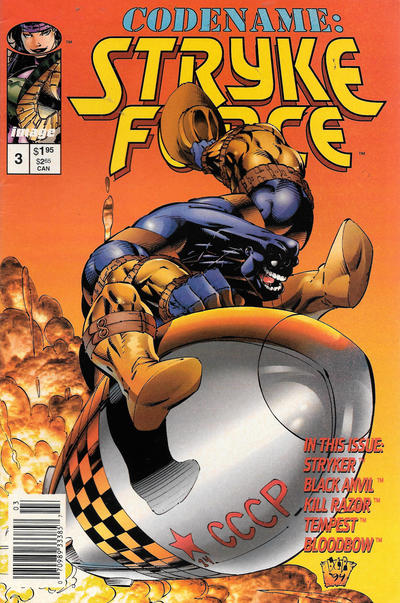 Cover for Codename: Stryke Force (Image, 1994 series) #3 [Newsstand]