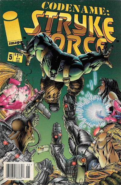 Cover for Codename: Stryke Force (Image, 1994 series) #5 [Newsstand]