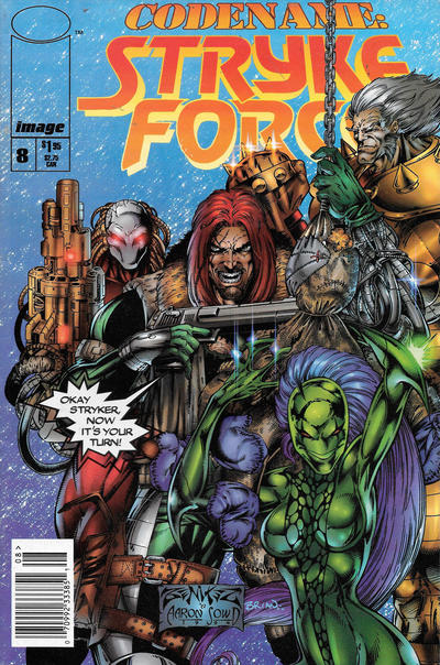 Cover for Codename: Stryke Force (Image, 1994 series) #8 [Newsstand]