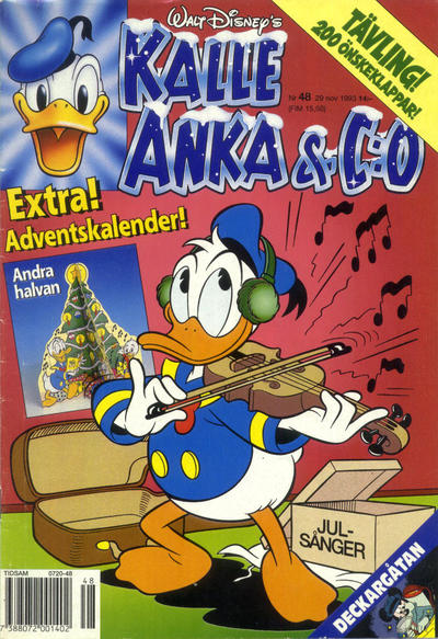 Cover for Kalle Anka & C:o (Serieförlaget [1980-talet], 1992 series) #48/1993