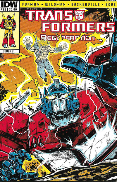 Cover for Transformers: Regeneration One (IDW, 2012 series) #92 [Cover B - Guido Guidi]